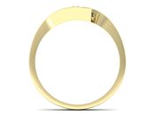 Złoty Pierścionek z brylantem żółte złoto 585 - 1042br_VVS_H - 2