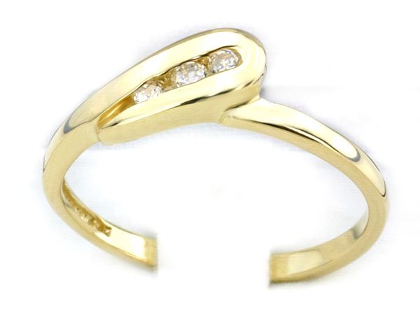 Złoty Pierścionek z brylantami żółte złoto - 1047br_SI_H