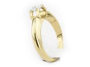 Złoty pierścionek z brylantem złoto próba 585 - 1119br_Si_H - 2