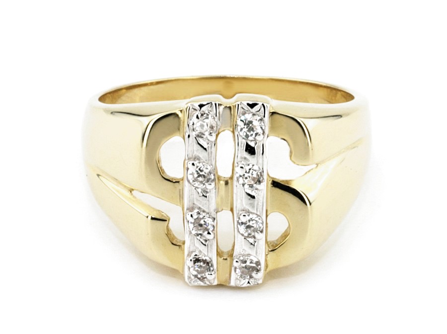 Sygnet męski złoty z brylantami - 1187br_SI_H_syg — zdjęcie 2