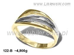 Złoty Pierścionek żółte złoto pr 585 - 122b