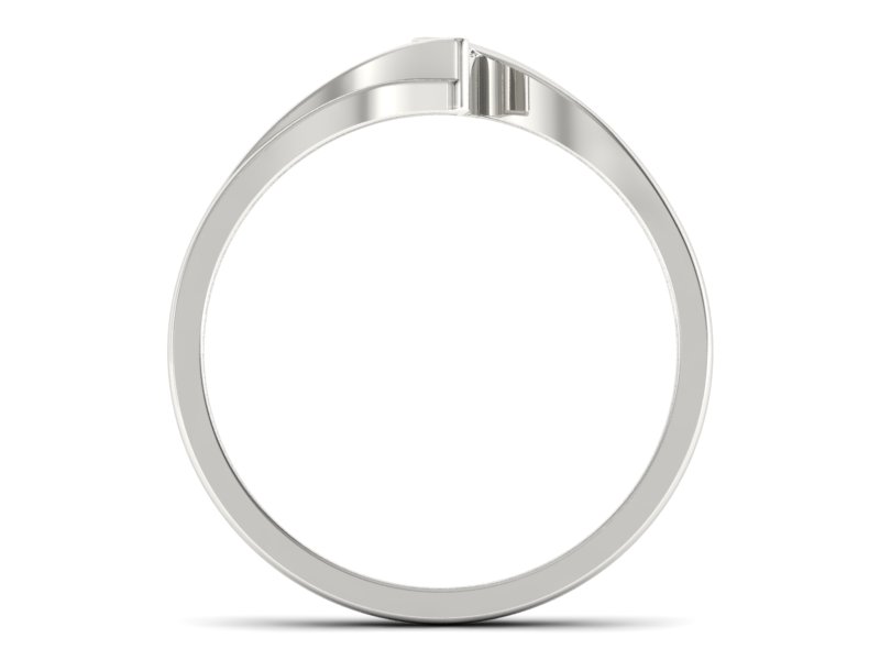 Pierścionek z brylantem białe złoto promocja - 1530skW_pro — zdjęcie 2