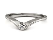 Pierścionek zaręczynowy z diamentem promocja - 1593skW_pro - 2