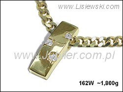 Złota Zawieszka Wisiorek złoty z cyrkoniami próba 585 - 162w - 1