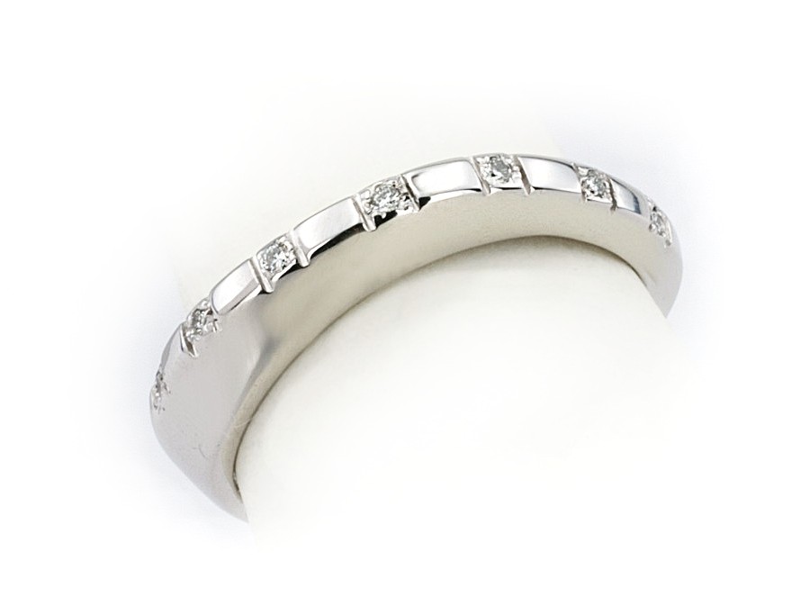 Pierścionek z brylantami białe złoto promocja - 18_b1015_pro — zdjęcie 3