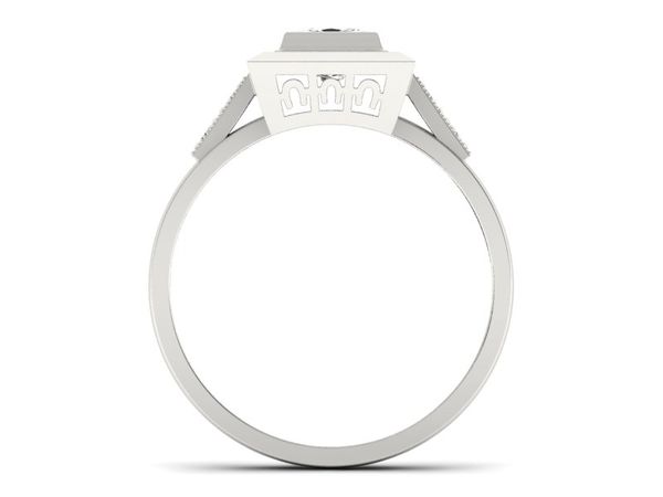 Ekskluzywny pierścionek z diamentem princessa - 20050bx