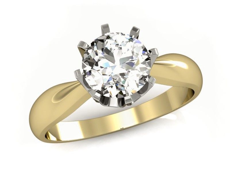 Pierścionek zaręczynowy z diamentem promocja - 2026skwpro - 1