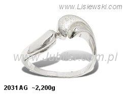 Pierścionek srebrny biżuteria srebrna próby 925 - 2031ag - 1