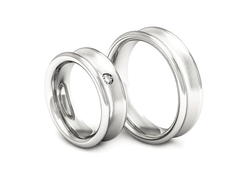 Obrączki ślubne grawer białe złoto - 2181326bmp — zdjęcie 3