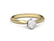 Pierścionek zaręczynowy z diamentem promocja - 2240skwpro - 3