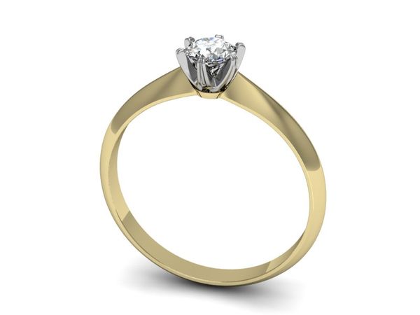 Pierścionek zaręczynowy z diamentem promocja - 2265skwpro