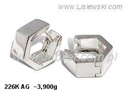 Kolczyki srebrne cyrkonie biżuteria srebro 925 - 226kag