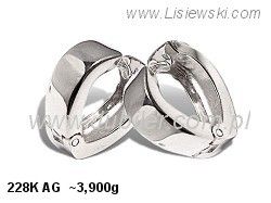 Kolczyki srebrne cyrkonie biżuteria srebro 925 - 228kag