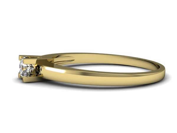 Pierścionek zaręczynowy z diamentem promocja - 2298skwpro