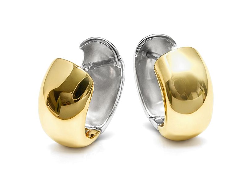 Złote kolczyki żółte złoto - 230k