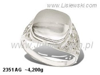 Pierścionek srebrny biżuteria srebrna próby 925 - 2351ag - 1
