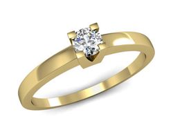Pierścionek zaręczynowy z diamentem promocja - 2412skwpro