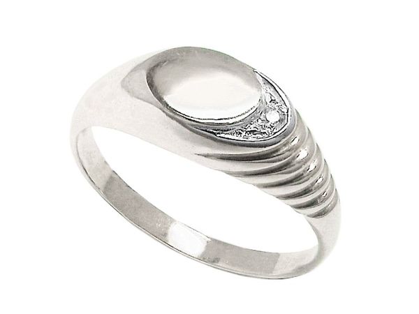 Pierścionek srebrny z cyrkonią biżuteria srebro - 2495ag