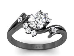 Pierścionek zaręczynowy z diamentami promocja - 2556skwpro