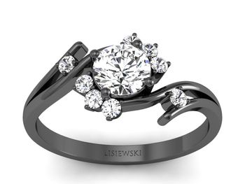 Pierścionek zaręczynowy z diamentami promocja - 2556skwpro - 1