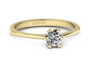 Złoty pierścionek z diamentem promocja - 2575skwpro - 3