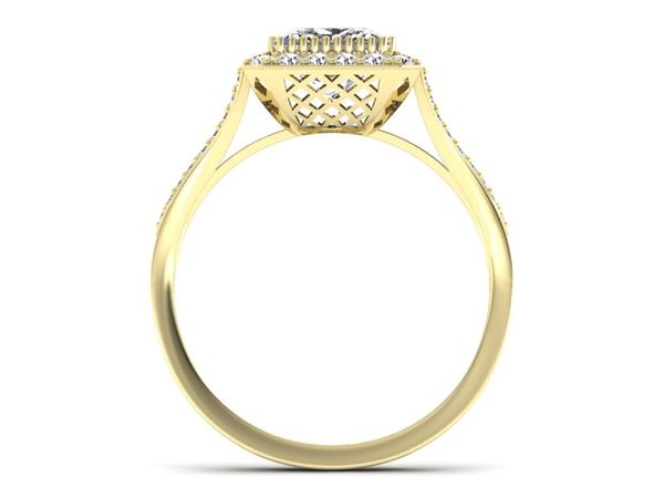 Ekskluzywny pierścionek z diamentem - 2585skwx