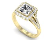 Ekskluzywny pierścionek z diamentem - 2585skwx - 3