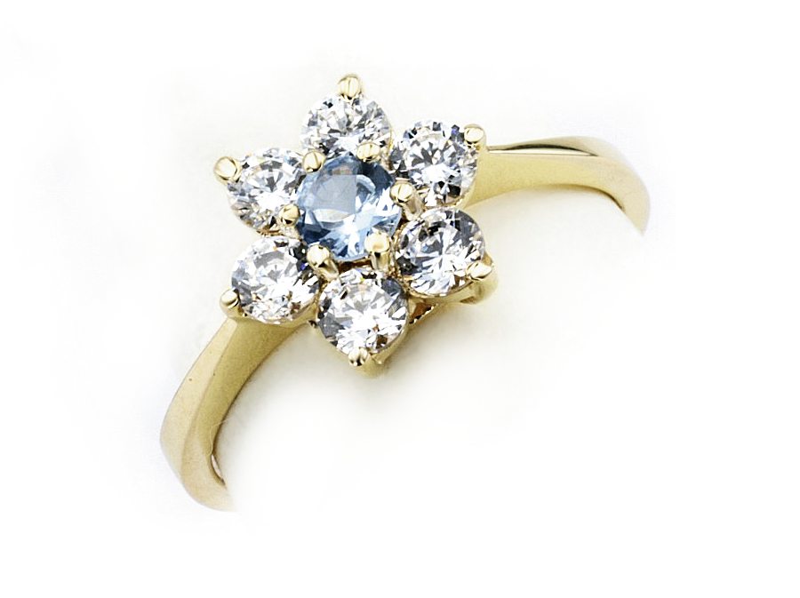 Złoty pierścionek z cyrkoniami - 2739n_2_6_p — zdjęcie 3