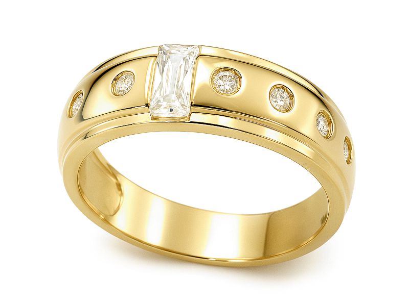 Złoty pierścionek z cyrkoniami - 2775_p