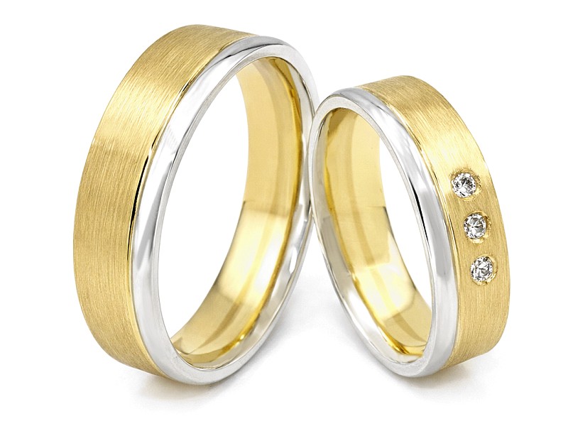 Obrączki ślubne z diamentami - 30.81296o_18g_009ct_o — zdjęcie 3