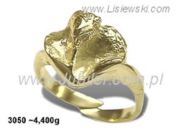 Złoty Pierścionek żółte złoto próby 585 - 3050 - 1