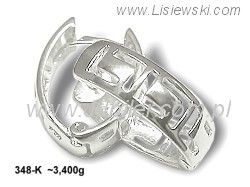 Kolczyki srebrne biżuteria srebrna próby 925 - 348kag