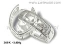 Kolczyki srebrne cyrkonie biżuteria srebro 925 - 348kag