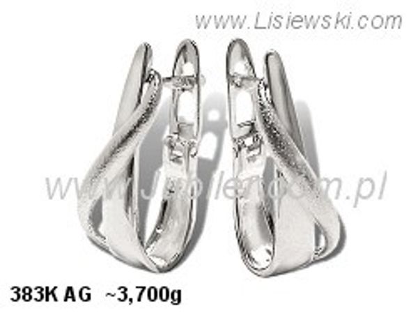 Kolczyki srebrne cyrkonie biżuteria srebro 925 - 383kag