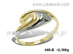 Złoty pierścionek próba 585 - 440b