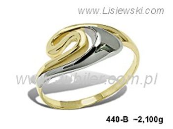 Złoty pierścionek próba 585 - 440b - 1