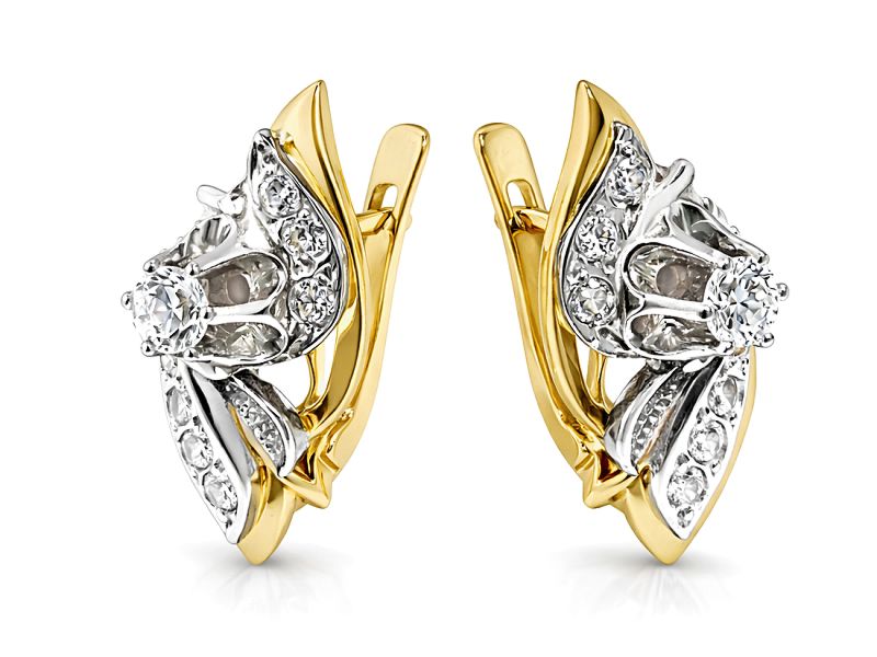 Kolczyki z cyrkoniami - 456k