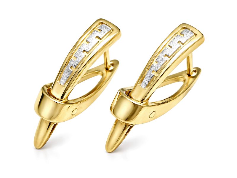 Złote kolczyki - 495k