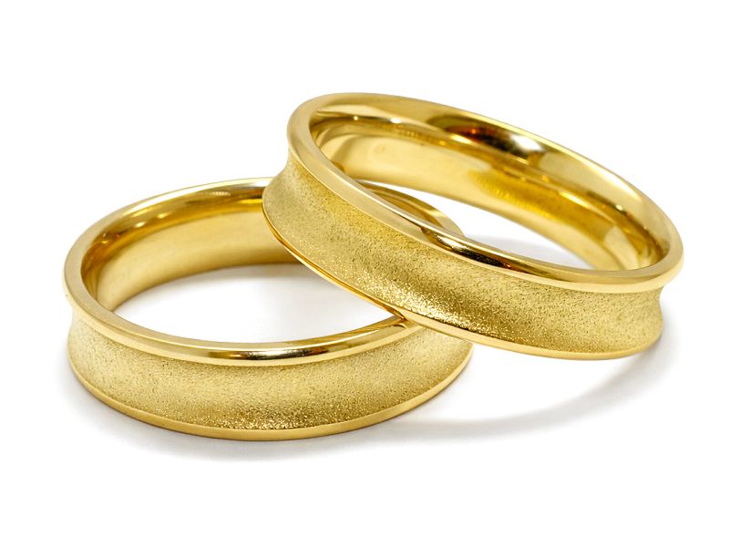 Obrączki ślubne żółte złoto obrączki klasyczne - 50150221_z — zdjęcie 2