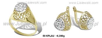 Komplet biżuterii żółtego złota - 50kplau - 1