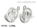 Kolczyki srebrne cyrkonie biżuteria srebro 925 - 517ag