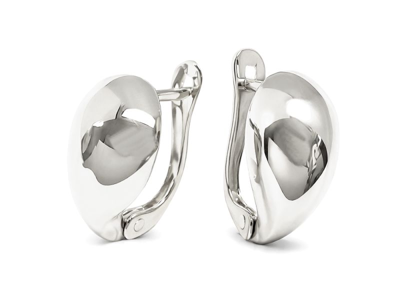 Kolczyki srebrne z cyrkoniami - 517ag