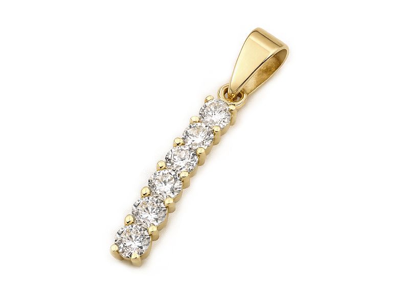 Zawieszka złota z brylantami - 526wbr_SI_H