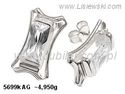 Kolczyki srebrne z cyrkoniami biżuteria srebrna - 5699kag