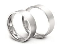 Obrączki ślubne białe złoto obrączki klasyczne 585 - 60155T38bmp- 3