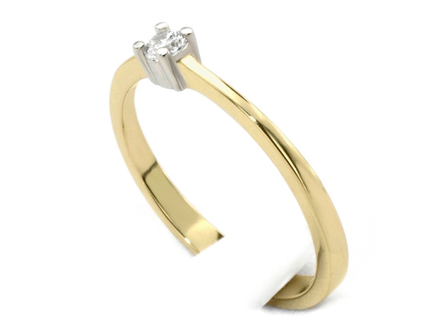 Pierścionek z brylantem - 646bbr_Si_H — zdjęcie 3