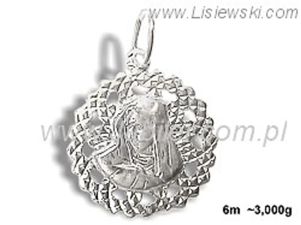 Medalik srebrny biżuteria srebrna próby 925 - 6m- 1