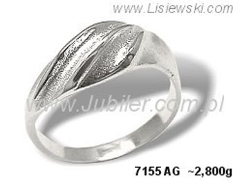 Pierścionek srebrny biżuteria srebrna próby 925 - 7155ag - 1
