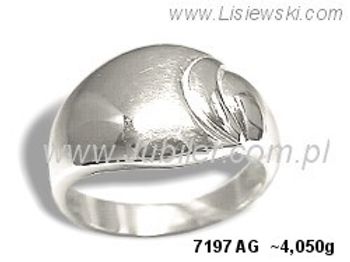 Pierścionek srebrny biżuteria srebrna próby 925 - 7197ag - 1