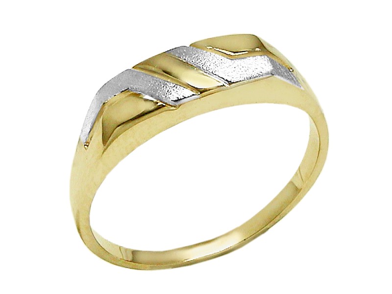 Złoty pierścionek - 7535
